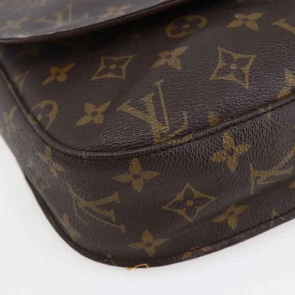 LOUIS VUITTON Monogram Saint Cloud GM Shoulder Bag M51242 LV Auth 146821 - Picture 5 of 16